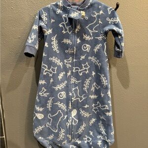 Cozy Blue Baby Sleep Sack